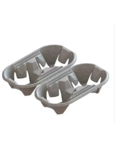 Podstawki celulozowe na 4 kubki z możliwością rozbicia na 2 x 2 szt - 48 sztuk - Kubki