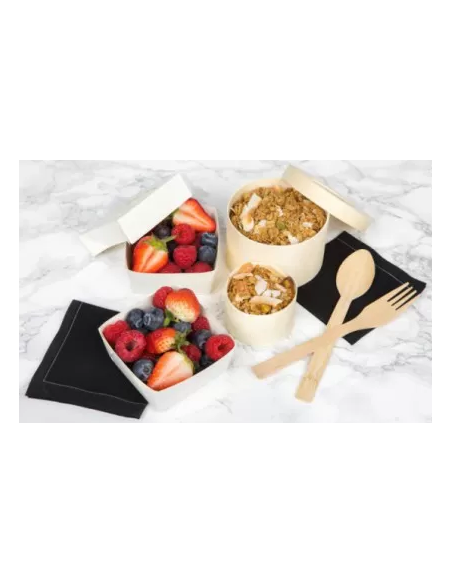 Łyżki drewniane 15,8 cm, 100 sztuk - Sztućce