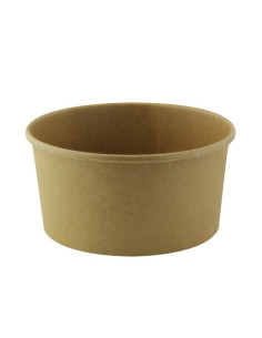Miski z kartonu niezawierającego plastiku KRAFT, poj. 600 ml, 45 szt - Miski