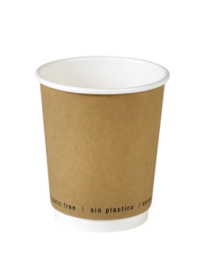 Kubki papierowe dwuwarstwowe bez plastiku 230 ml, 25 sztuk - Kubki