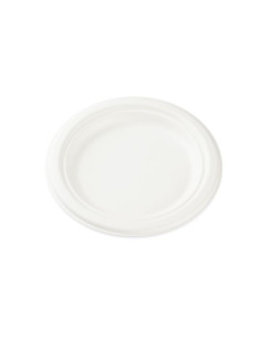 Talerze z trzciny cukrowej okrągłe 17,5 cm, 50 szt. - Talerze