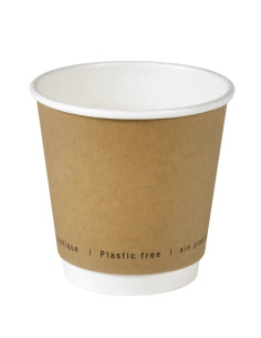 Kubki papierowe dwuwarstwowe bez plastiku 300 ml, 25 sztuk - Kubki