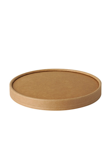 Pokrywki papierowe do misek KRAFT 15 cm, 50 sztuk - Miski
