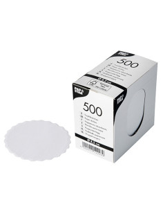 Podkładki papierowe 8,5 cm, 500 sztuk - Serwetki