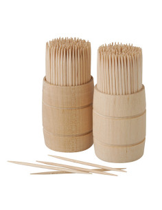 Wykałaczki drewniane w dozowniku 6,8 cm, 400 szt - Wykałaczki