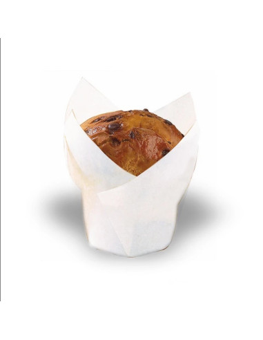 Papilotki foremki do pieczenia, średnica 5 cm, 9,5 cm, białe, 100 sztuk - Foremki