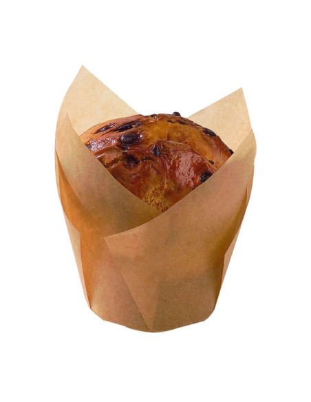 Papilotki foremki do pieczenia, średnica 5 cm, 8,5 cm, brązowe, 100 sztuk - Foremki