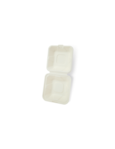 Pojemniki na hamburgera z pulpy drzewnej 14,5 x 14.5 x 7cm, 50 szt - Pojemniki na wynos