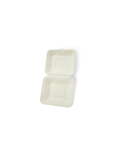 Pojemniki z pulpy drzewnej 1 komorowe 18,7 x 16 x 7,5 cm, 50 szt. - Pojemniki na wynos