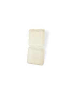 Pojemniki z pulpy drzewnej 1 komorowy 24,5 x 24,5 x 7,5 cm, 50 szt. - Pojemniki na wynos 2