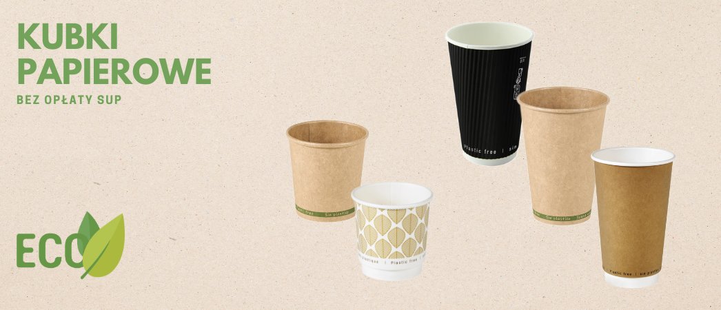 Kubki papierowe bez plastiku